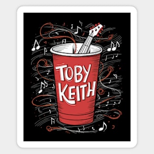 Toby Keith's iconic red Solo cup Magnet